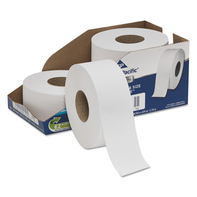 White Jumbo Bathroom Tissue, Septic Safe, 2-Ply, 3.5" x 1,00