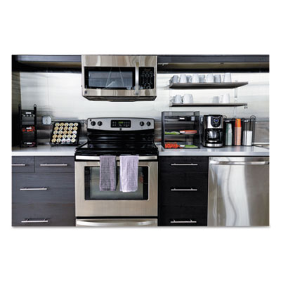 Onyx Breakroom Organizers, 7 Compartments, 16 x 8.5 x 5.25,