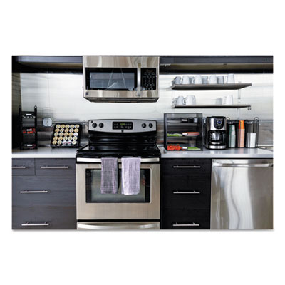 Onyx Breakroom Organizers, 3 Compartments,14.63 x 11.75 x 15