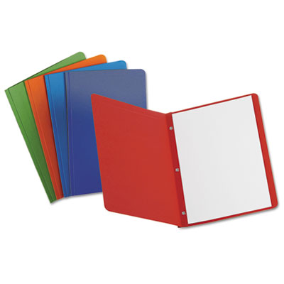 Title Panel And Border Front Report Cover, Three-Prong Faste
