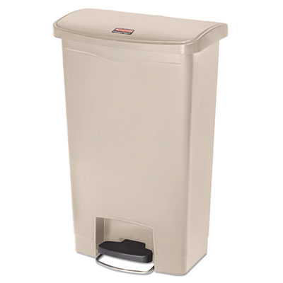 Streamline Resin Step-On Container, Front Step Style, 13 gal