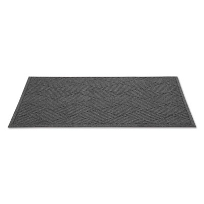 EcoGuard Diamond Floor Mats, Rectangular, Charcoal Gray Carp