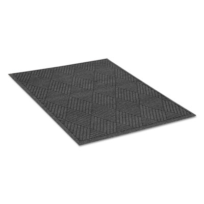 EcoGuard Diamond Floor Mats, Rectangular, Charcoal Gray Carp