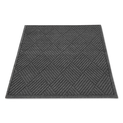 EcoGuard Diamond Floor Mats, Rectangular, Charcoal Gray Carp