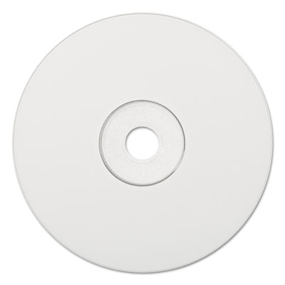 CD-R Printable Recordable Disc, 700 MB, 52x, Spindle, White,