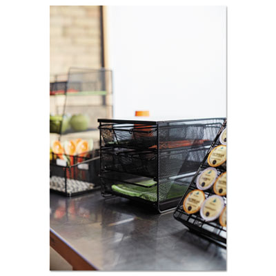 Onyx Three Drawer Hospitality Organizer, 7 Compartments, 11.