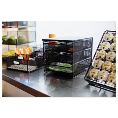 Onyx Three Drawer Hospitality Organizer, 7 Compartments, 11.