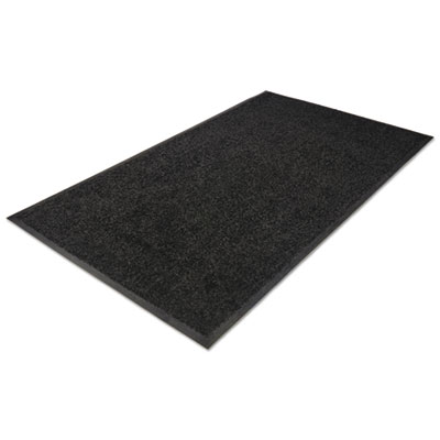 Platinum Series Walk-Off Indoor Wiper Mat, Rectangular, Blac