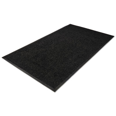 Platinum Series Walk-Off Indoor Wiper Mat, Rectangular, Blac