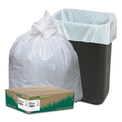 Linear-Low-Density Recycled Tall Kitchen Bags, Open-Face, 13