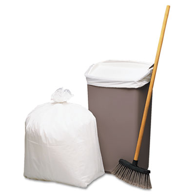 Linear-Low-Density Recycled Tall Kitchen Bags, Open-Face, 13