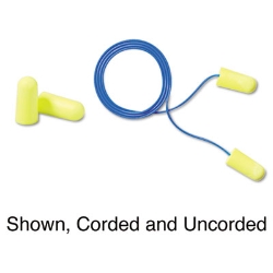 E-A-Rsoft Yellow Neons Soft Foam Earplugs, 33 dB NRR, One Si