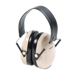 PELTOR OPTIME 95 Low-Profile Folding Earmuffs, 20 dB NRR, Wh