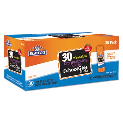 Disappearing Purple All Purpose Glue Sticks, 0.77 Oz, Dries 
