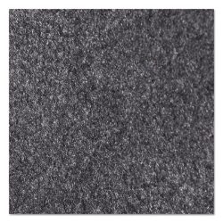 EcoStep Wiper Mat, Rectangular, Charcoal Gray Cut Pile Surfa