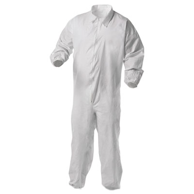 A35 Liquid And Particle Protection Coveralls, Zipper Front,