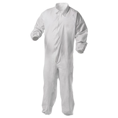 A35 Liquid And Particle Protection Coveralls, Zipper Front, 