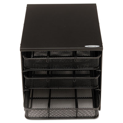 Onyx Three Drawer Hospitality Organizer, 7 Compartments, 11.