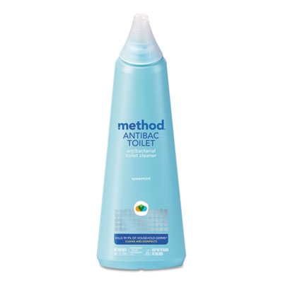 Antibacterial Toilet Cleaner, Spearmint Scent, 24 oz Bottle,