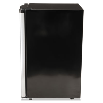 4.4 Cf Refrigerator, 19 1/2"w X 22"d X 33"h, Black/stainless
