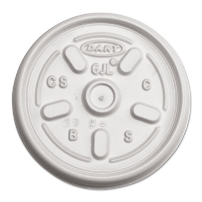Plastic Lids for Foam Containers, Vented, Fits 3.5 oz to 6 o