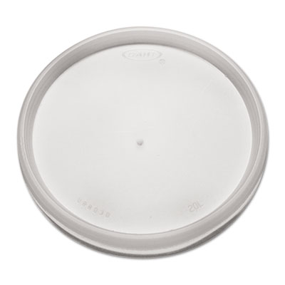 Plastic Lids for Foam Cups, Bowls and Containers, Flat, Vent