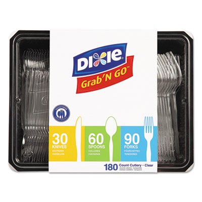 Heavyweight Polystyrene Cutlery, Fork/Knife/Spoon, Plastic, 