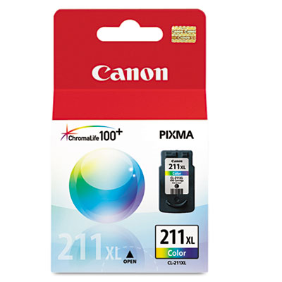 2975b001 (cl-211xl) High-Yield Ink, 349 Page-Yield, Tri-Colo