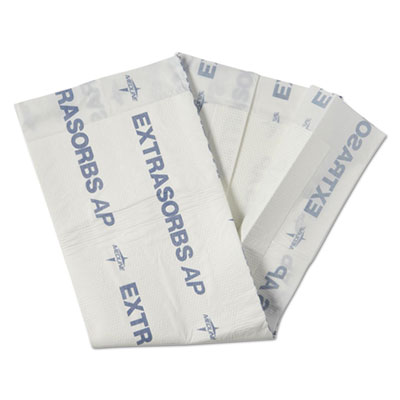 Extrasorbs Air-Permeable Disposable DryPads, 30 x 36, White,