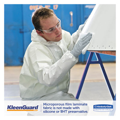 A35 Liquid And Particle Protection Coveralls, Zipper Front,