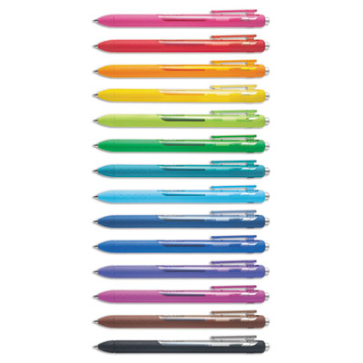 Inkjoy Gel Pen, Retractable, Medium 0.7 Mm, Assorted Ink And