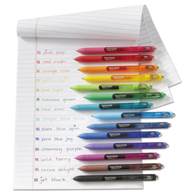 Inkjoy Gel Pen, Retractable, Medium 0.7 Mm, Assorted Ink And