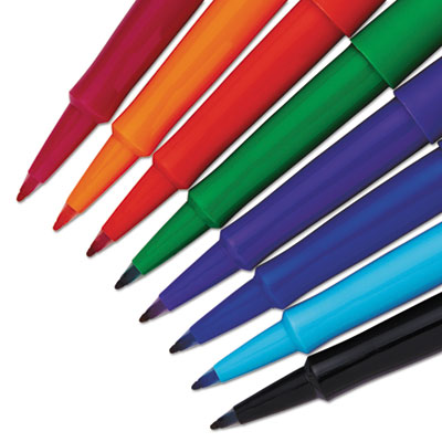 Point Guard Flair Felt Tip Porous Point Pen, Stick, Bold 1.4