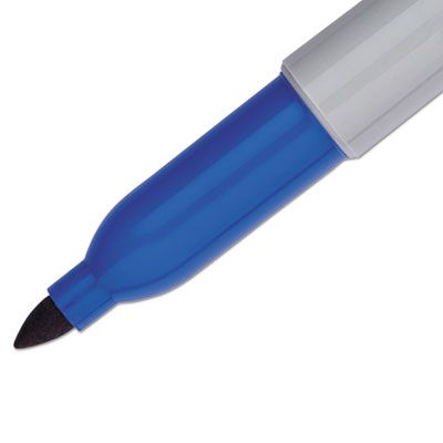 Fine Tip Permanent Marker Value Pack, Fine Bullet Tip, Blue,