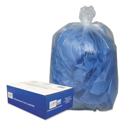 Linear Low-Density Can Liners, 60 gal, 0.9 mil, 38" x 58", C