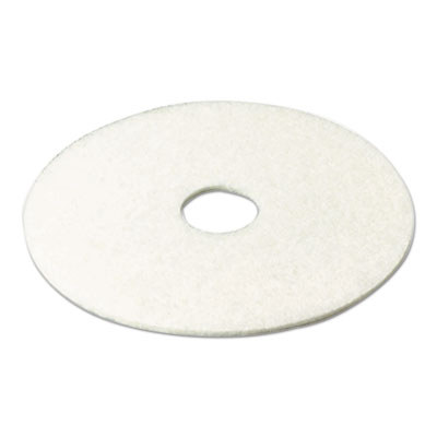 Low-Speed Super Polishing Floor Pads 4100, 20" Diameter, Whi