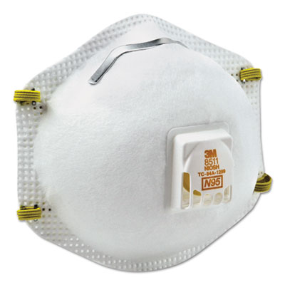 Particulate Respirator w/Cool Flow Exhalation Valve, Standar