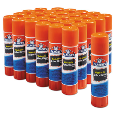 Washable School Glue Sticks, 0.24 Oz, Applies And Dries Clea