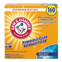 Powder Laundry Detergent, Clean Burst Scent, 9.86 lb Box, 3/