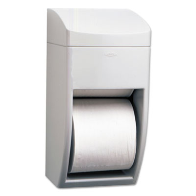 Matrix Series Two-Roll Tissue Dispenser, 6.25 x 6.88 x 13.5,