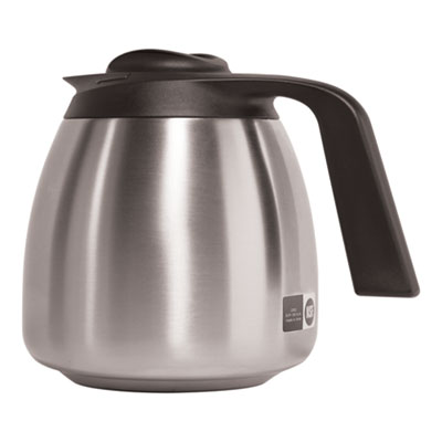 Thermal Carafe, 64 oz, Stainless Steel/Black