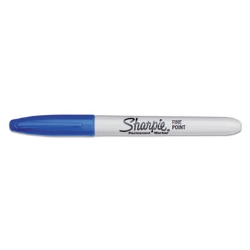 Fine Tip Permanent Marker Value Pack, Fine Bullet Tip, Blue,
