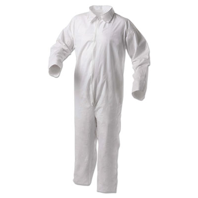 A35 Liquid And Particle Protection Coveralls, Zipper Front,