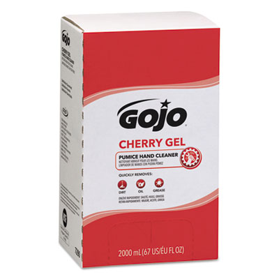 Cherry Gel Pumice Hand Cleaner Refill, Cherry Scent, 2,000 m
