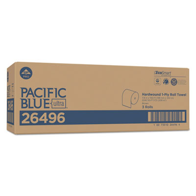 Pacific Blue Ultra Paper Towels, 1-Ply, 7.87" x 1,150 ft, Na