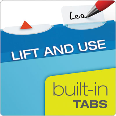 Ready-Tab Colored Reinforced Hanging Folders, Legal Size, 1/