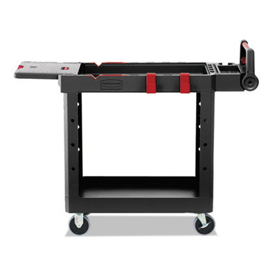 Heavy Duty Adaptable Utility Cart, Plastic, 2 Shelves, 500 l