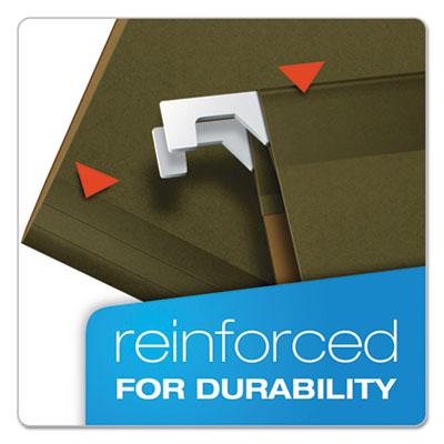 Extra Capacity Reinforced Hanging File Folders with Box Bott