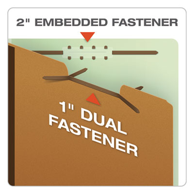 End Tab Classification Folders, Straight Tab, Expands 1.75",