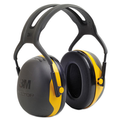 PELTOR X2A Over the Head Earmuffs, Dielectric, 24 dB NRR, Bl